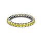 2 - Tiffany 2.40 mm Yellow Sapphire Eternity Band 