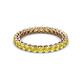 2 - Tiffany 2.40 mm Yellow Sapphire Eternity Band 