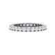 1 - Tiffany 2.40 mm White Sapphire Eternity Band 