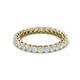 2 - Tiffany 2.40 mm White Sapphire Eternity Band 