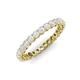 3 - Tiffany 2.40 mm White Sapphire Eternity Band 
