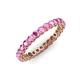 3 - Tiffany 2.40 mm Pink Sapphire Eternity Band 