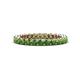 1 - Tiffany 2.40 mm Green Garnet Eternity Band 