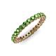 3 - Tiffany 2.40 mm Green Garnet Eternity Band 