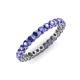3 - Tiffany 2.40 mm Tanzanite Eternity Band 