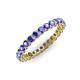 3 - Tiffany 2.40 mm Tanzanite Eternity Band 