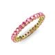 3 - Tiffany 2.40 mm Pink Tourmaline Eternity Band 