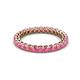 2 - Tiffany 2.40 mm Pink Tourmaline Eternity Band 