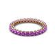 2 - Tiffany 2.40 mm Amethyst Eternity Band 