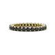 1 - Tiffany 2.40 mm Black Diamond Eternity Band 
