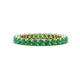 1 - Tiffany 2.40 mm Emerald Eternity Band 