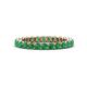 1 - Tiffany 2.40 mm Emerald Eternity Band 