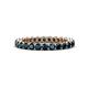 1 - Tiffany 2.40 mm Blue Diamond Eternity Band 