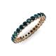 3 - Tiffany 2.40 mm London Blue Topaz Eternity Band 