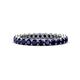 1 - Tiffany 2.40 mm Blue Sapphire Eternity Band 