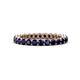 1 - Tiffany 2.40 mm Blue Sapphire Eternity Band 