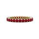 1 - Tiffany 2.40 mm Ruby Eternity Band 