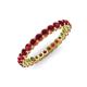 3 - Tiffany 2.40 mm Ruby Eternity Band 
