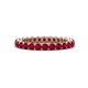 1 - Tiffany 2.40 mm Ruby Eternity Band 
