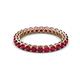 2 - Tiffany 2.40 mm Ruby Eternity Band 