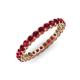 3 - Tiffany 2.40 mm Ruby Eternity Band 