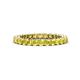 1 - Tiffany 2.40 mm Yellow Sapphire Eternity Band 