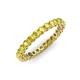 3 - Tiffany 2.40 mm Yellow Sapphire Eternity Band 
