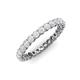 3 - Tiffany 2.40 mm White Sapphire Eternity Band 