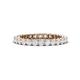 1 - Tiffany 2.40 mm White Sapphire Eternity Band 