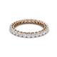 2 - Tiffany 2.40 mm White Sapphire Eternity Band 