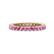 1 - Tiffany 2.40 mm Pink Sapphire Eternity Band 