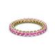 2 - Tiffany 2.40 mm Pink Sapphire Eternity Band 