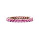 1 - Tiffany 2.40 mm Pink Sapphire Eternity Band 