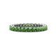1 - Tiffany 2.40 mm Green Garnet Eternity Band 