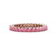 1 - Tiffany 2.40 mm Pink Tourmaline Eternity Band 