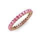 3 - Tiffany 2.40 mm Pink Tourmaline Eternity Band 