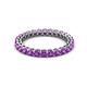 2 - Tiffany 2.40 mm Amethyst Eternity Band 