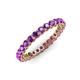 3 - Tiffany 2.40 mm Amethyst Eternity Band 