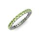 3 - Tiffany 2.40 mm Peridot Eternity Band 