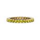 1 - Tiffany 2.40 mm Yellow Diamond Eternity Band 