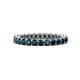 1 - Tiffany 2.40 mm Blue Diamond Eternity Band 