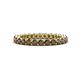 1 - Tiffany 2.40 mm Smoky Quartz Eternity Band 