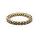 2 - Tiffany 2.40 mm Smoky Quartz Eternity Band 