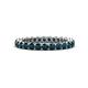 1 - Tiffany 2.40 mm London Blue Topaz Eternity Band 
