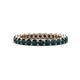 1 - Tiffany 2.40 mm London Blue Topaz Eternity Band 