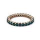 2 - Tiffany 2.40 mm London Blue Topaz Eternity Band 