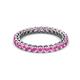2 - Tiffany 2.40 mm Pink Sapphire Eternity Band 