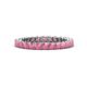 1 - Tiffany 2.40 mm Pink Tourmaline Eternity Band 