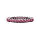 1 - Tiffany 2.40 mm Rhodolite Garnet Eternity Band 