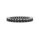 1 - Tiffany 2.40 mm Black Diamond Eternity Band 
